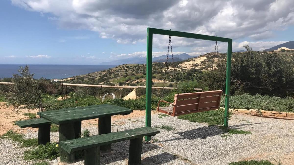Villa George Sea View With Pool - Triopetra Esterno foto