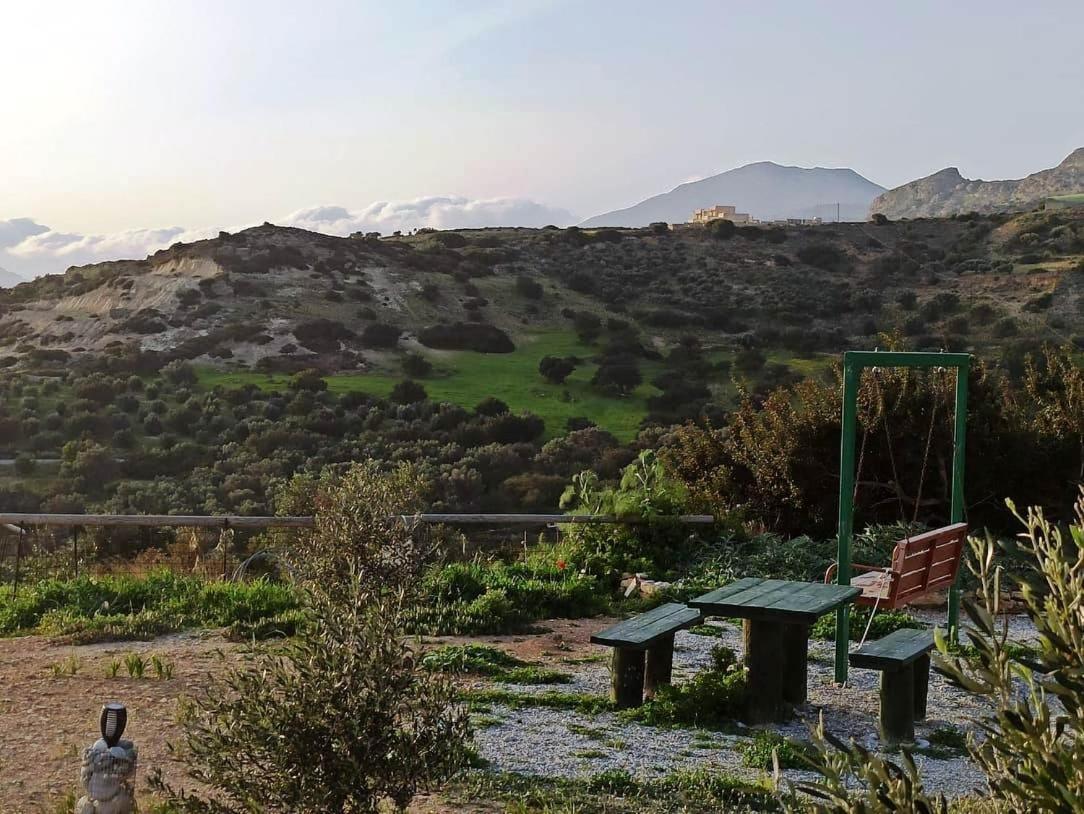 Villa George Sea View With Pool - Triopetra Esterno foto
