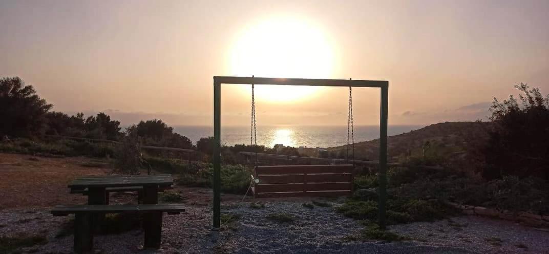 Villa George Sea View With Pool - Triopetra Esterno foto