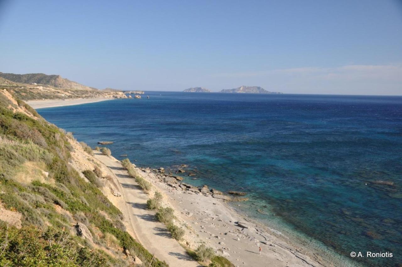 Villa George Sea View With Pool - Triopetra Esterno foto