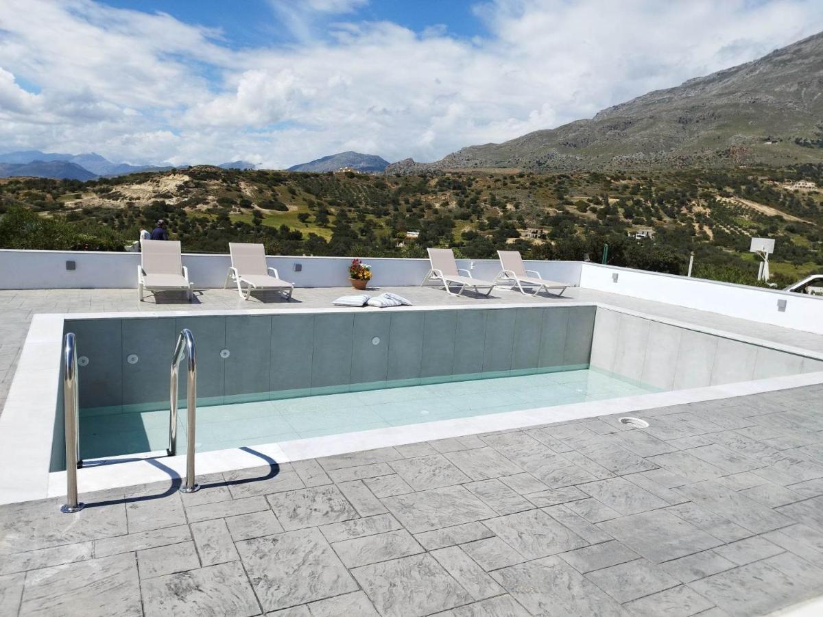 Villa George Sea View With Pool - Triopetra Esterno foto