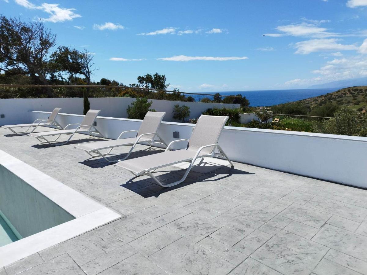 Villa George Sea View With Pool - Triopetra Esterno foto
